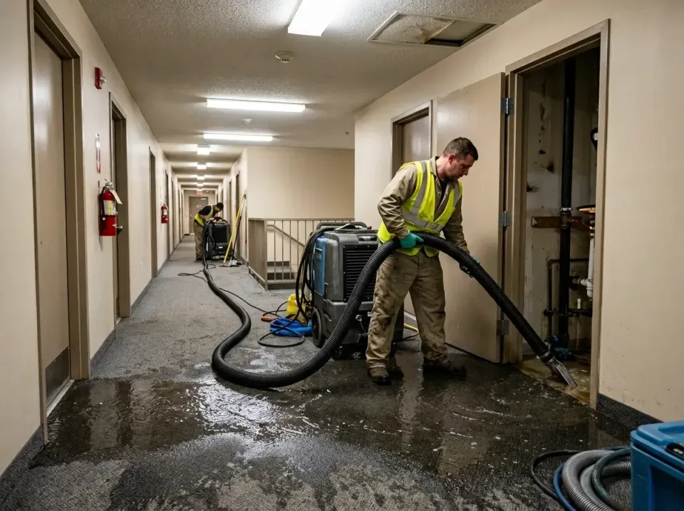 multi-unit-apartment-hallway-f-005 — frequently asked questions, Emergency Burst Pipe Water Extraction & Removal in Candlewi…